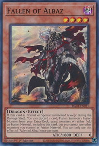 Fallen of Albaz - 25th Anniversary Rarity Collection (RA01) #RA01-EN021 - Super Rare YuGiOh Trading Card