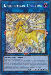 Knightmare Unicorn (Platinum Secret Rare) - 25th Anniversary Rarity Collection (RA01) #RA01-EN043 - Platinum Secret Rare YuGiOh Trading Card