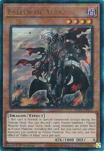 Fallen of Albaz (PUR) - 25th Anniversary Rarity Collection (RA01) #RA01-EN021 - Prismatic Ultimate Rare YuGiOh Trading Card