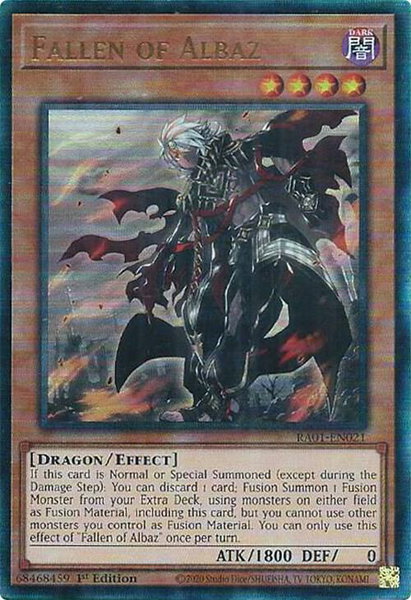 Fallen of Albaz (PUR) - 25th Anniversary Rarity Collection YuGiOh trading card