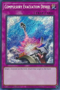 Compulsory Evacuation Device (Secret Rare) - 25th Anniversary Rarity Collection (RA01) #RA01-EN069 - Secret Rare YuGiOh Trading Card