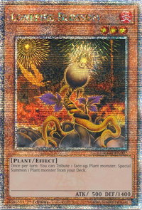 Lonefire Blossom (Quarter Century Secret Rare) - 25th Anniversary Rarity Collection (RA01) #RA01-EN002 - Quarter Century Secret Rare YuGiOh Trading Card