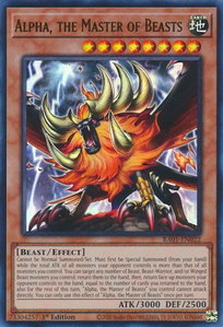 Alpha, the Master of Beasts (UR) - 25th Anniversary Rarity Collection (RA01) #RA01-EN022 - Ultra Rare YuGiOh Trading Card