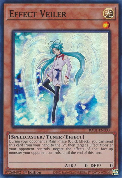 Effect Veiler trading card from 25th Anniversary Rarity Collection Effect Veiler - 25th Anniversary Rarity Collection YuGiOh trading card