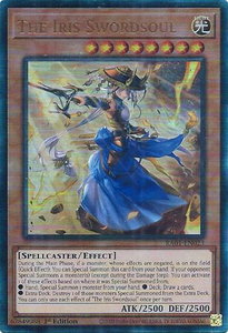 The Iris Swordsoul (PUR) - 25th Anniversary Rarity Collection (RA01) #RA01-EN023 - Prismatic Ultimate Rare YuGiOh Trading Card