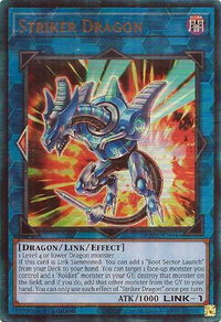 Striker Dragon (PUR) - 25th Anniversary Rarity Collection (RA01) #RA01-EN046 - Prismatic Ultimate Rare YuGiOh Trading Card