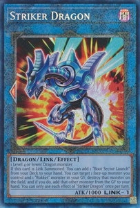 Striker Dragon (PCR) - 25th Anniversary Rarity Collection (RA01) #RA01-EN046 - Prismatic Collector's Rare YuGiOh Trading Card
