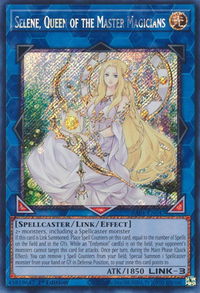 Selene, Queen of the Master Magicians (Platinum Secret Rare) - 25th Anniversary Rarity Collection (RA01) #RA01-EN047 - Platinum Secret Rare YuGiOh Trading Card