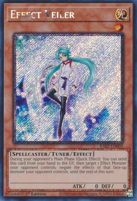 Effect Veiler (Platinum Secret Rare) - 25th Anniversary Rarity Collection YuGiOh trading card