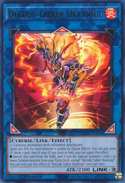 Decode Talker Heatsoul (UR) - 25th Anniversary Rarity Collection YuGiOh trading card