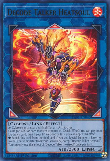 Decode Talker Heatsoul (UR) - 25th Anniversary Rarity Collection YuGiOh trading card