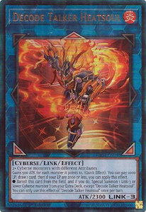 Decode Talker Heatsoul (PUR) - 25th Anniversary Rarity Collection (RA01) #RA01-EN048 - Prismatic Ultimate Rare YuGiOh Trading Card