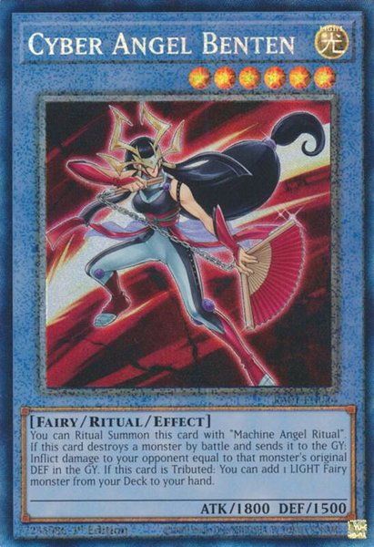 Cyber Angel Benten (PCR) trading card from 25th Anniversary Rarity Collection Cyber Angel Benten (PCR) - 25th Anniversary Rarity Collection YuGiOh trading card