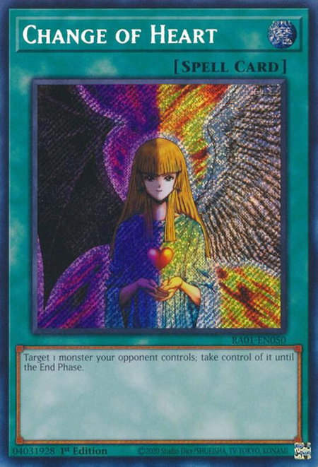 Change of Heart (Secret Rare) - 25th Anniversary Rarity Collection YuGiOh trading card