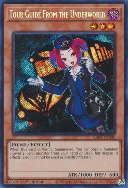 Tour Guide From the Underworld (Secret Rare) - 25th Anniversary Rarity Collection YuGiOh trading card