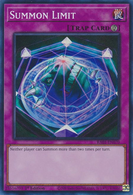 Summon Limit - 25th Anniversary Rarity Collection YuGiOh trading card