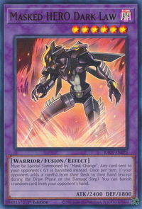 Masked HERO Dark Law (UR) - 25th Anniversary Rarity Collection (RA01) #RA01-EN025 - Ultra Rare YuGiOh Trading Card