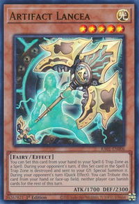 Artifact Lancea (UR) - 25th Anniversary Rarity Collection (RA01) #RA01-EN006 - Ultra Rare YuGiOh Trading Card