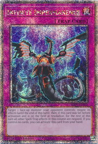 Infinite Impermanence (Quarter Century Secret Rare) - 25th Anniversary Rarity Collection (RA01) #RA01-EN075 - Quarter Century Secret Rare YuGiOh Trading Card