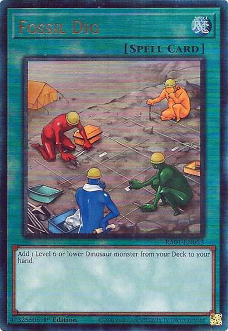 Fossil Dig (PUR) - 25th Anniversary Rarity Collection YuGiOh trading card