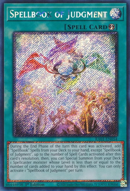Spellbook of Judgment (Platinum Secret Rare) - 25th Anniversary Rarity Collection YuGiOh trading card