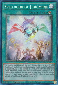 Spellbook of Judgment (PCR) - 25th Anniversary Rarity Collection (RA01) #RA01-EN054 - Prismatic Collector's Rare YuGiOh Trading Card