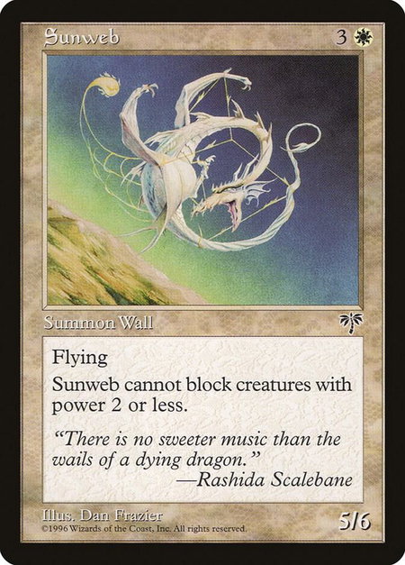 Sunweb - Mirage Magic: The Gathering trading card