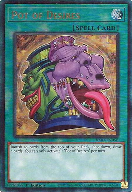Pot of Desires (PUR) - 25th Anniversary Rarity Collection YuGiOh trading card