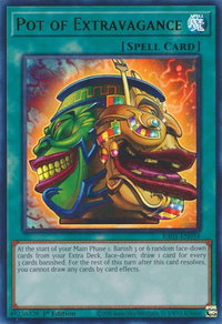 Pot of Extravagance (UR) - 25th Anniversary Rarity Collection (RA01) #RA01-EN059 - Ultra Rare YuGiOh Trading Card