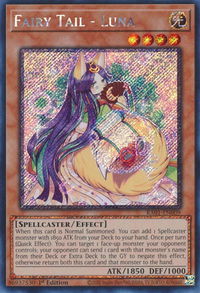 Fairy Tail - Luna (Platinum Secret Rare) - 25th Anniversary Rarity Collection (RA01) #RA01-EN009 - Platinum Secret Rare YuGiOh Trading Card