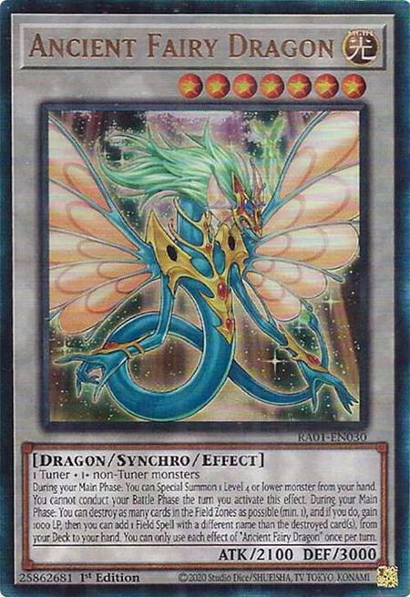 Ancient Fairy Dragon (PUR) - 25th Anniversary Rarity Collection YuGiOh trading card