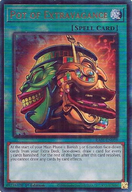 Pot of Extravagance (PUR) - 25th Anniversary Rarity Collection YuGiOh trading card