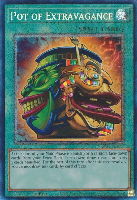 Pot of Extravagance (PCR) - 25th Anniversary Rarity Collection YuGiOh trading card