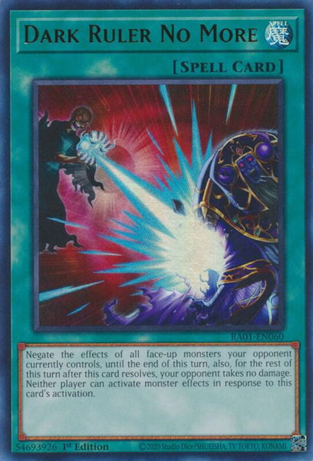 Dark Ruler No More (UR) - 25th Anniversary Rarity Collection YuGiOh trading card
