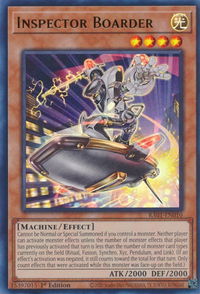 Inspector Boarder (UR) - 25th Anniversary Rarity Collection (RA01) #RA01-EN010 - Ultra Rare YuGiOh Trading Card