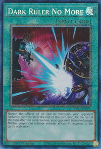 Dark Ruler No More (PCR) - 25th Anniversary Rarity Collection (RA01) #RA01-EN060 - Prismatic Collector's Rare YuGiOh Trading Card