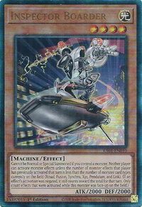 Inspector Boarder (PUR) - 25th Anniversary Rarity Collection (RA01) #RA01-EN010 - Prismatic Ultimate Rare YuGiOh Trading Card