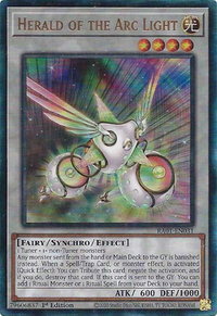 Herald of the Arc Light (PUR) - 25th Anniversary Rarity Collection (RA01) #RA01-EN031 - Prismatic Ultimate Rare YuGiOh Trading Card