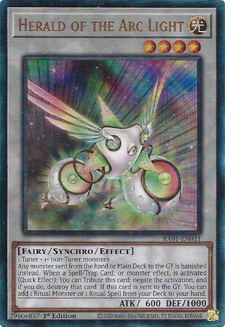 Herald of the Arc Light (PUR) - 25th Anniversary Rarity Collection YuGiOh trading card