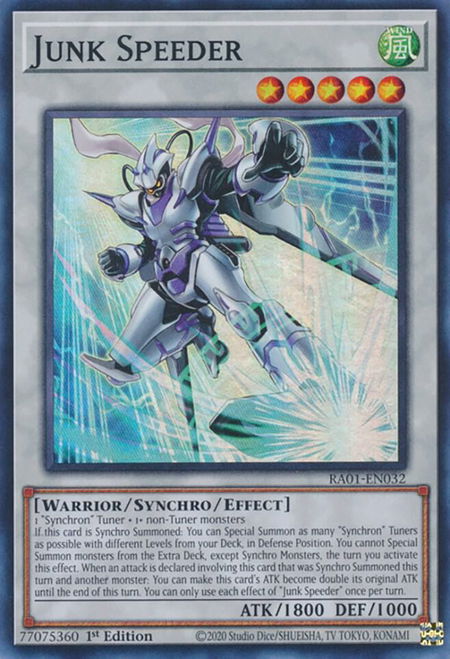 Junk Speeder - 25th Anniversary Rarity Collection YuGiOh trading card