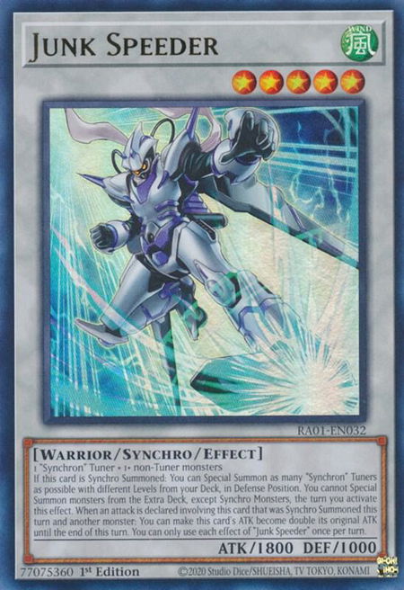 Junk Speeder (UR) - 25th Anniversary Rarity Collection YuGiOh trading card