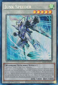 Junk Speeder (PCR) - 25th Anniversary Rarity Collection (RA01) #RA01-EN032 - Prismatic Collector's Rare YuGiOh Trading Card