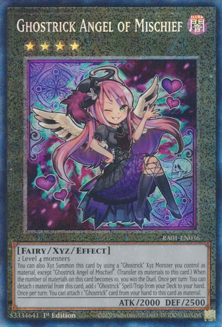 Ghostrick Angel of Mischief (PCR) - 25th Anniversary Rarity Collection YuGiOh trading card