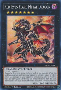 Red-Eyes Flare Metal Dragon - 25th Anniversary Rarity Collection (RA01) #RA01-EN038 - Super Rare YuGiOh Trading Card
