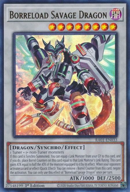 Borreload Savage Dragon (UR) - 25th Anniversary Rarity Collection YuGiOh trading card