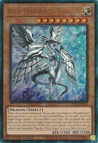Blue-Eyes Abyss Dragon (PUR) - 25th Anniversary Rarity Collection (RA01) #RA01-EN016 - Prismatic Ultimate Rare YuGiOh Trading Card