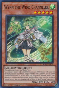 Wynn the Wind Channeler - 25th Anniversary Rarity Collection (RA01) #RA01-EN018 - Super Rare YuGiOh Trading Card