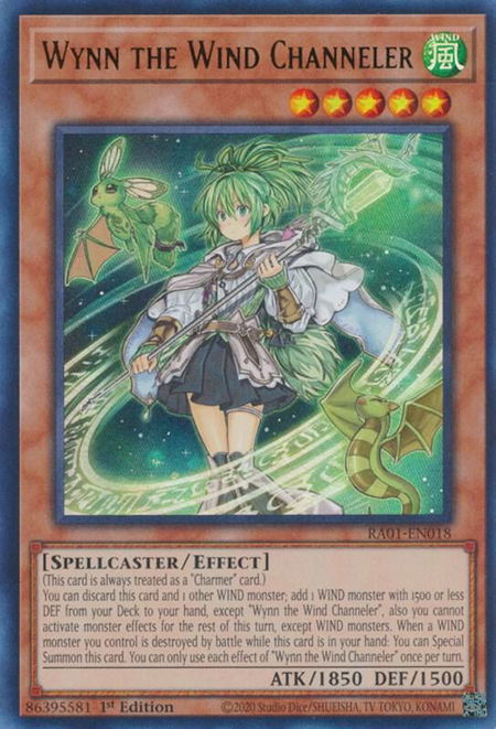 Wynn the Wind Channeler (UR) - 25th Anniversary Rarity Collection YuGiOh trading card