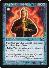 Suq'Ata Firewalker - Mirage (MIR) #94 - Uncommon Magic: The Gathering Trading Card