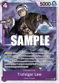 Trafalgar Law (010) - Ultra Deck: The Three Captains (ST-10) #ST10-010 - Super Rare One Piece Trading Card